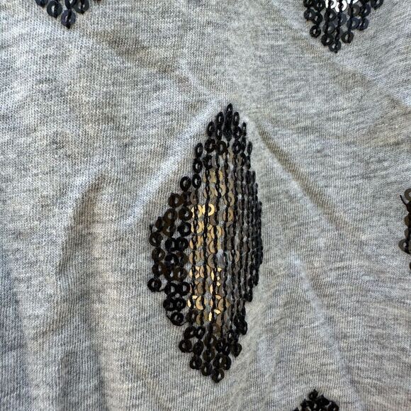 LOFT Gray Patterned Women's Top - Picture 2 of 5